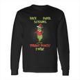 Rock Paper Scissors Throat Punch I Win Funny Grinch Long Sleeve T-Shirt