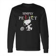 Roger Federer Snoopy Simply Pefect Long Sleeve T-Shirt