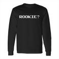 Rookie Retro Video Game Pixel Basketball Logo Long Sleeve T-Shirt