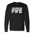 The Russian Five Official Movie Official Logo Of Red Wings Documentary Long Sleeve T-Shirt