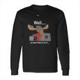 Sam Winchester Moose Wifi Geek Long Sleeve T-Shirt