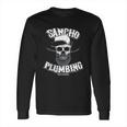 Sancho Laying Pipe Day And Night Plumbing Long Sleeve T-Shirt