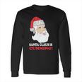 Santa Claus Is Cumming Dirty Humor Long Sleeve T-Shirt