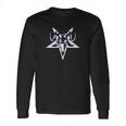 Satanic Goat Head Pentagram Mens Long Sleeve T-Shirt