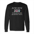 Seniors 2020 The One Where They Were Social Distancing Graduation Gift Long Sleeve T-Shirt