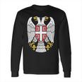 Serbian Eagle Srpski Grb Emblem Serbia Double-Headed Eagle Long Sleeve T-Shirt