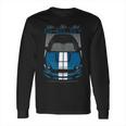 Shelby Gt350 Blue White Long Sleeve T-Shirt