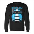 Shelby Gt500 S197 Grabber Blue Long Sleeve T-Shirt