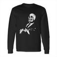 Skeleton Banjo Player Graphic Long Sleeve T-Shirt