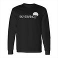 Skydiving Parachute Logo Long Sleeve T-Shirt