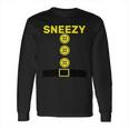 Sneezy Dwarf Halloween Costume Long Sleeve T-Shirt