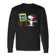 Snoopy Drawing Hertha Bsc Long Sleeve T-Shirt