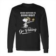 Snoopy Go Fishing Long Sleeve T-Shirt