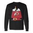 Snoopy Utah Utes Fans Long Sleeve T-Shirt