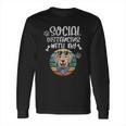 Social Distancing With My Dog Golden Retriever Long Sleeve T-Shirt