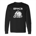 Space Ghost Line Art Space Ghost At Desk Long Sleeve T-Shirt