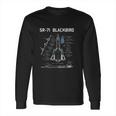 Sr71 Blackbird Specs Long Sleeve T-Shirt