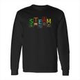 Steam Symbols Stem Science Engineering Art Math Long Sleeve T-Shirt