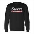 Storrs Connecticut Retro Vintage Weathered Stripe Throwback Long Sleeve T-Shirt