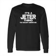 Stuff With Attitude Jeter Thing Navy Long Sleeve T-Shirt