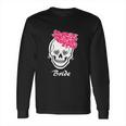 Sugar Skull Halloween Wedding Day Of The Dead Bride Long Sleeve T-Shirt