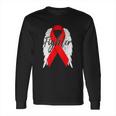 Survivor Red Ribbon Recovery Long Sleeve T-Shirt