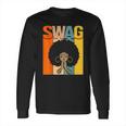 Swag Vintage Melanin Queen Long Sleeve T-Shirt