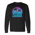 Synthwave Vintage Retrowave Pastel Goth Analog Synthesizer Long Sleeve T-Shirt