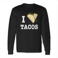 Taco Tuesday Funny Meme Mexican Food Pun Bell Long Sleeve T-Shirt