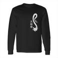 Tai Chi Chuan White Chinese Dragon Graphic Gift Long Sleeve T-Shirt