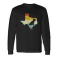 Texas French Bulldog Dog Vintage Texan Frenchie Long Sleeve T-Shirt