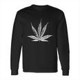 Thc Pot Leaf Ink Stamp Cannabis Medical Marijuana Meaningful Gift Long Sleeve T-Shirt