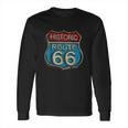 Historic Route 66 Road Sign Highway Long Sleeve T-Shirt