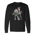 Toy Story Character Buzz Lightyear And Woody Long Sleeve T-Shirt