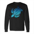 Turtle Lovers Blue Aqua Colors BeachCutes Long Sleeve T-Shirt