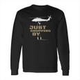 U60 Black Hawk Helicopter Rappelling Abseiling Soldiers Long Sleeve T-Shirt