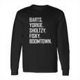 Ugp Campus Apparel Barts Yorkie Sholtzy Fisky Boomtown Funny Hockey Long Sleeve T-Shirt