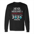 Never Underestimate Who Survived The Pandemic Laundry Staff Long Sleeve T-Shirt