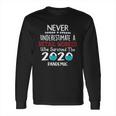 Never Underestimate Who Survived The Pandemic Retail Worker Long Sleeve T-Shirt