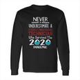 Never Underestimate Who Survived The Pandemic Sterile Processing Technician Long Sleeve T-Shirt