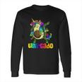 Uni Cado Dabbing Unicorn Avocado Long Sleeve T-Shirt