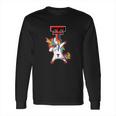 Unicorn Dabbing Texas Tech Fan Long Sleeve T-Shirt