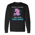 Unicorn Gym Workout Fun Fitness By Zany Brainy Long Sleeve T-Shirt