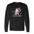 Unicorn Rock Star Guitar Rockin Music Singer Long Sleeve T-Shirt