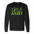 Usa Army Camo Logo Long Sleeve T-Shirt