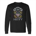 Usn Navy Full Print Eagle Hooded Long Sleeve T-Shirt