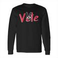 Vete One Eye Trap Bunny Silhouette Long Sleeve T-Shirt