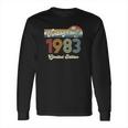 Vintage 1983 38Th Birthday Limited Edition 38 Years Old Long Sleeve T-Shirt