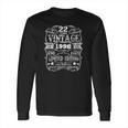 Vintage 1998 Best Cool 22 Years Old 22Nd Birthday Gift Long Sleeve T-Shirt