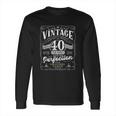 Vintage 41St Birthday For Him 1980 Aged To Perfection Long Sleeve T-Shirt